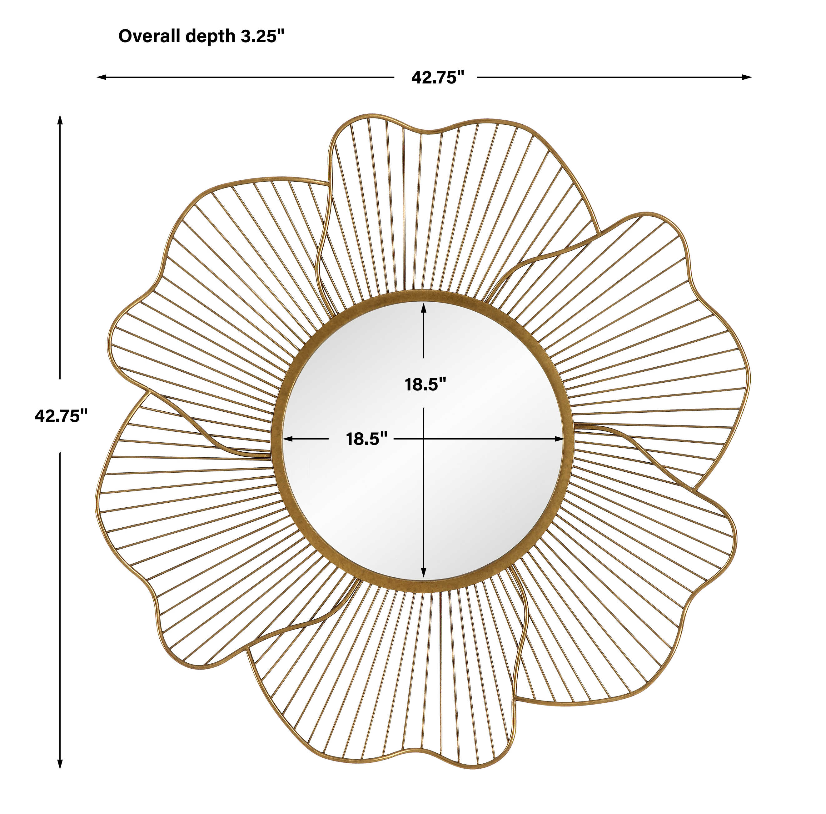 Blossom Floral Mirror