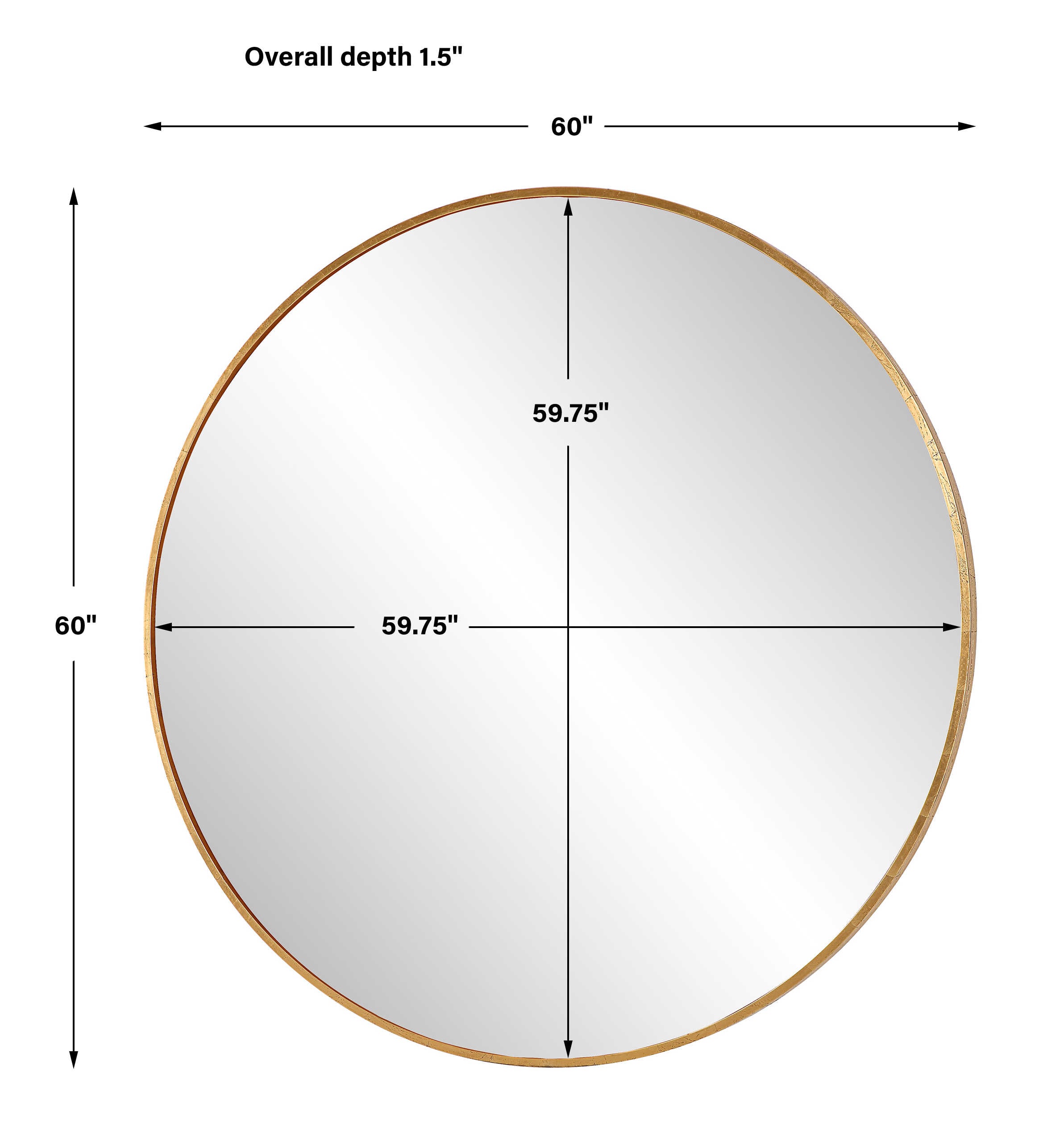 Junius Large Round Mirror