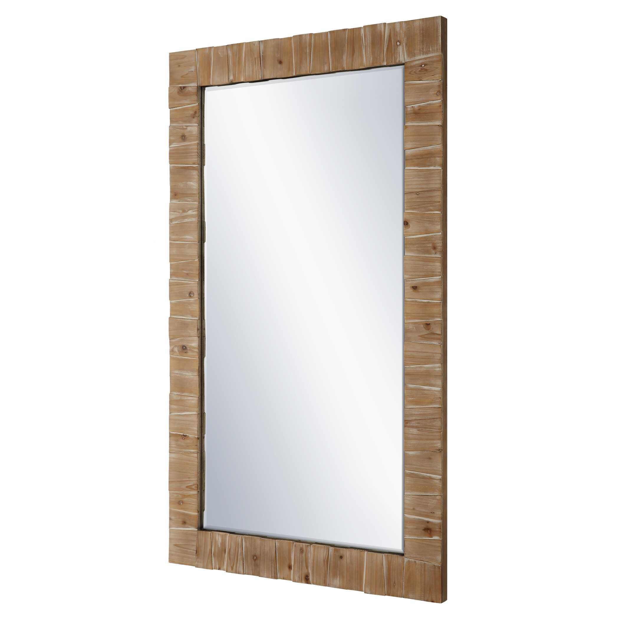 Ayanna Washed Wood Mirror