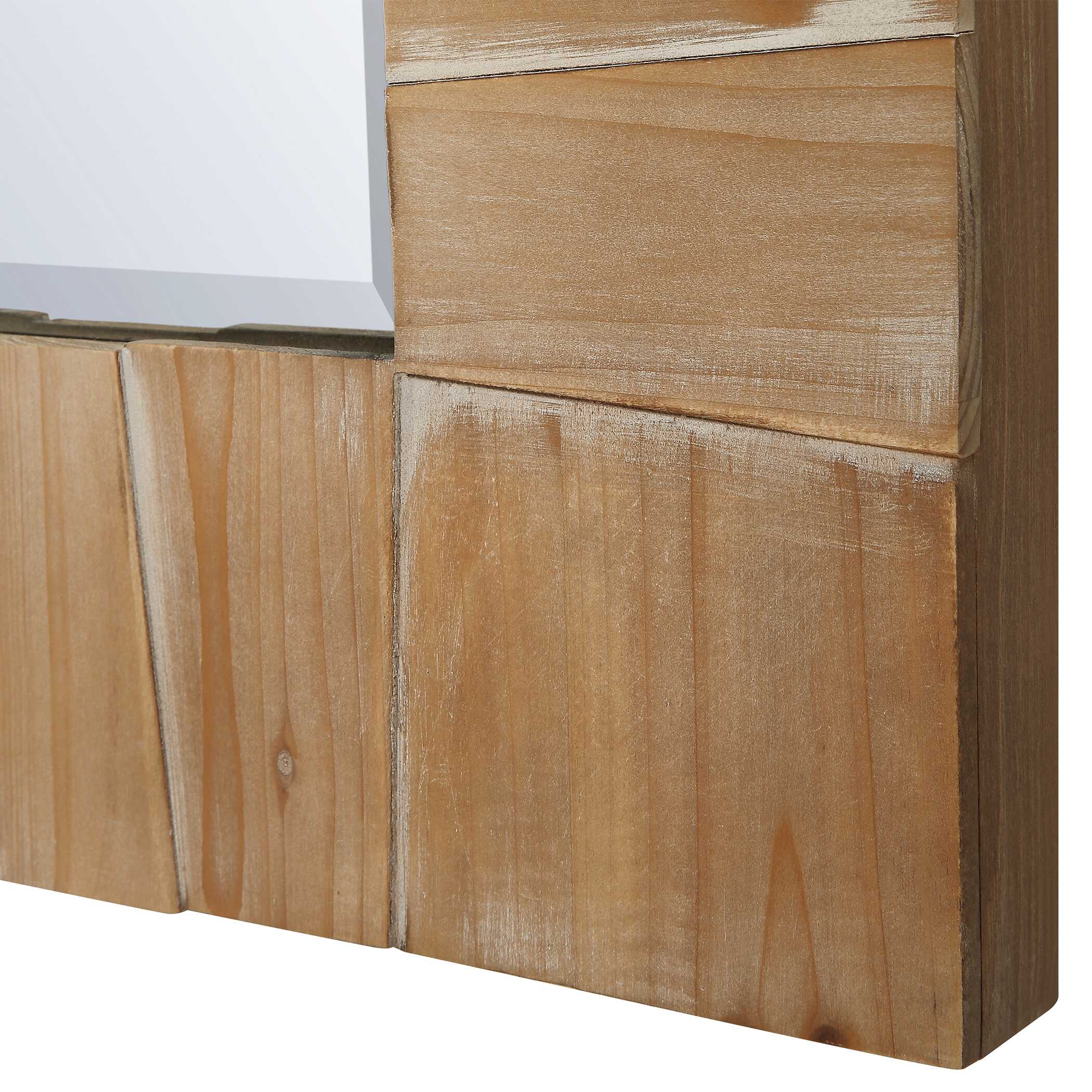 Ayanna Washed Wood Mirror
