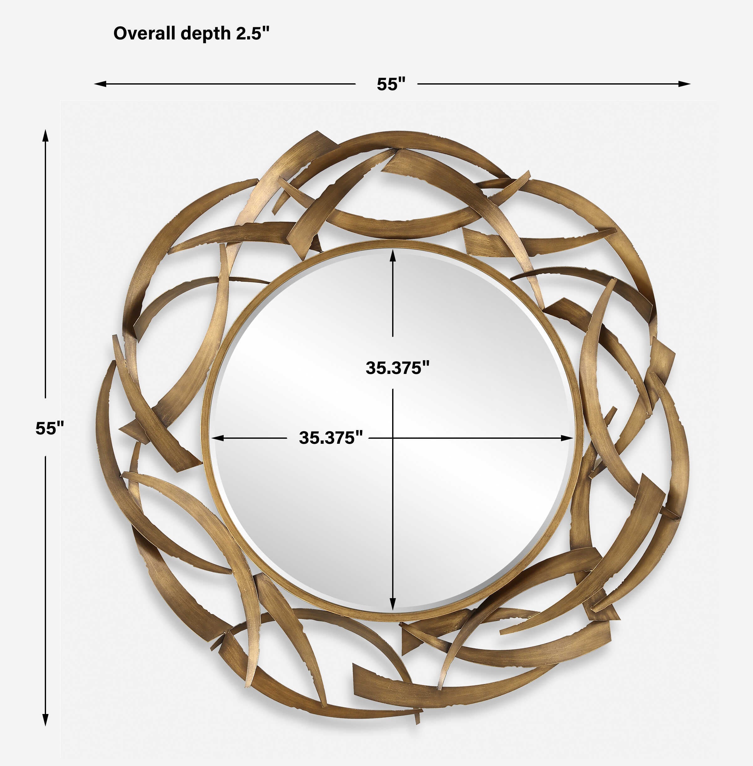 Cutting Edge Round Mirror