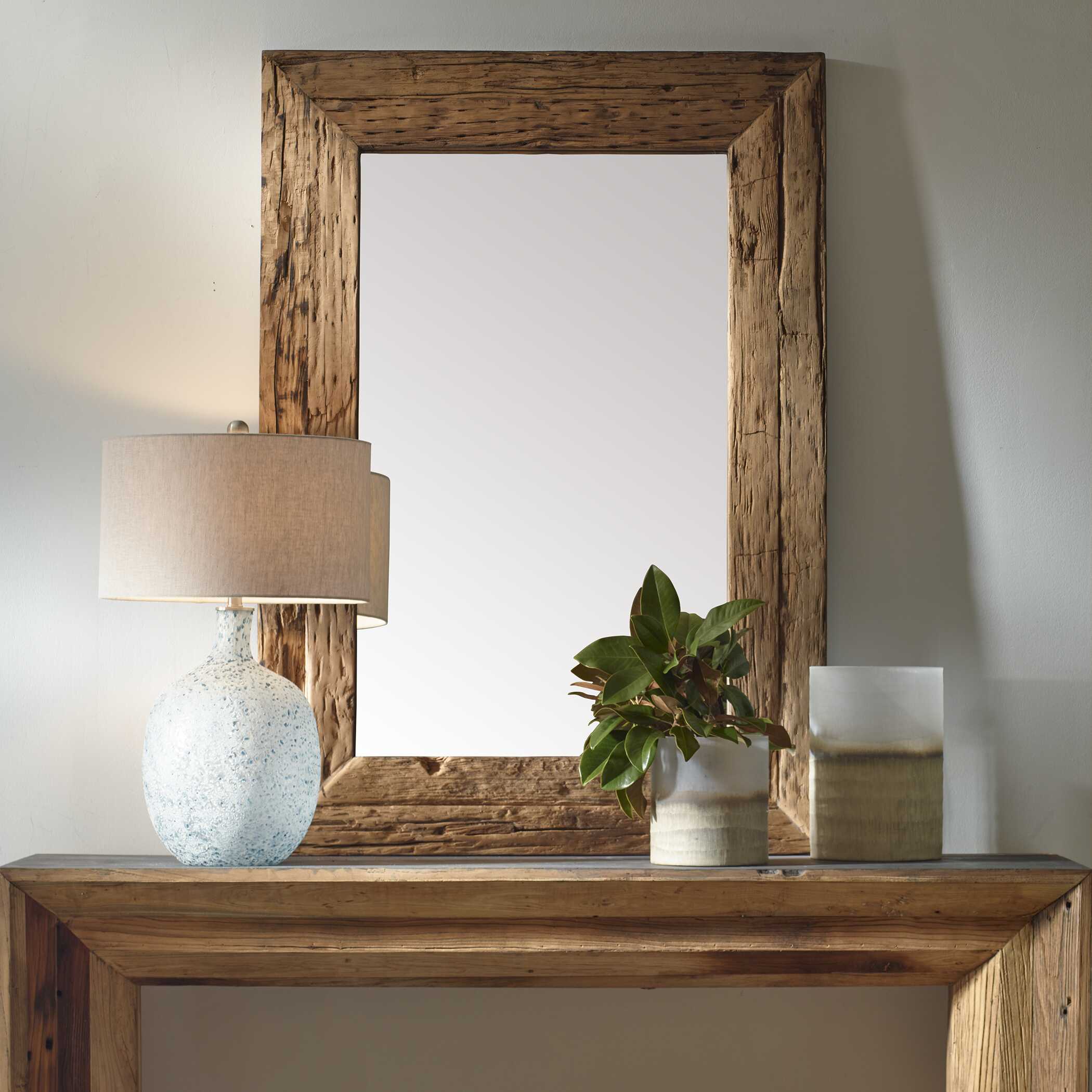Rennick Large Reclaimed Pine Mirror
