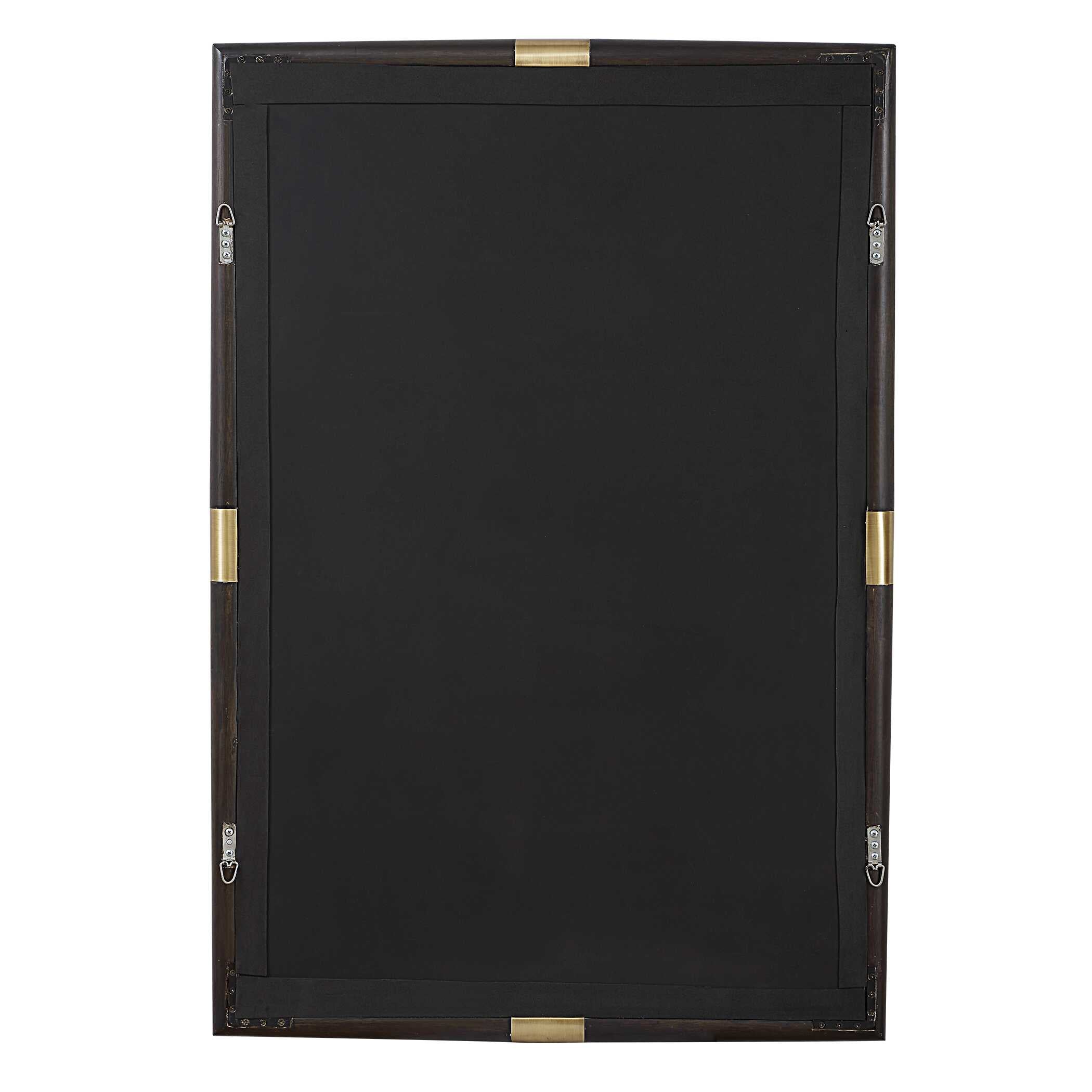Larkin Dark Wood & Mirror