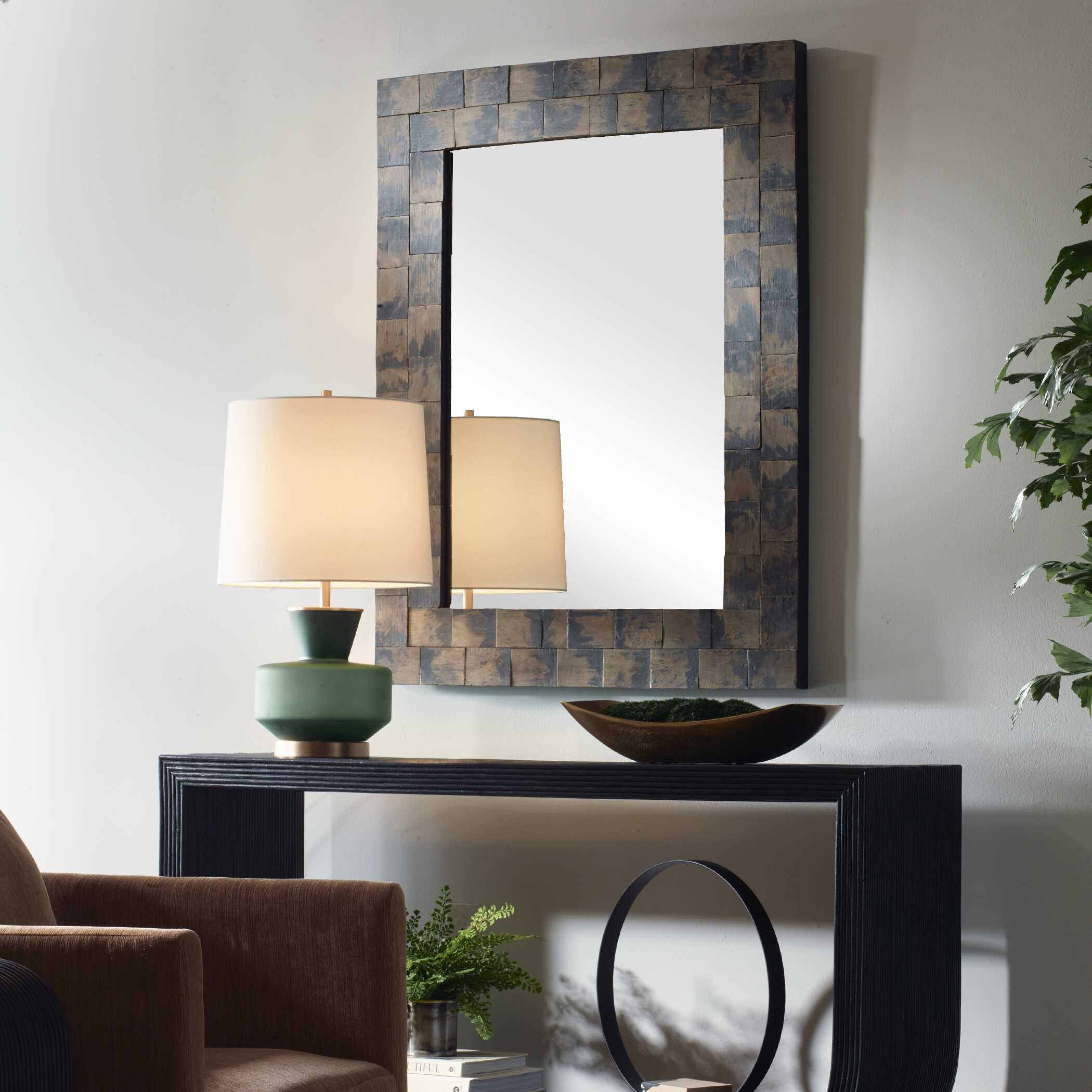 Burke Wooden Mirror