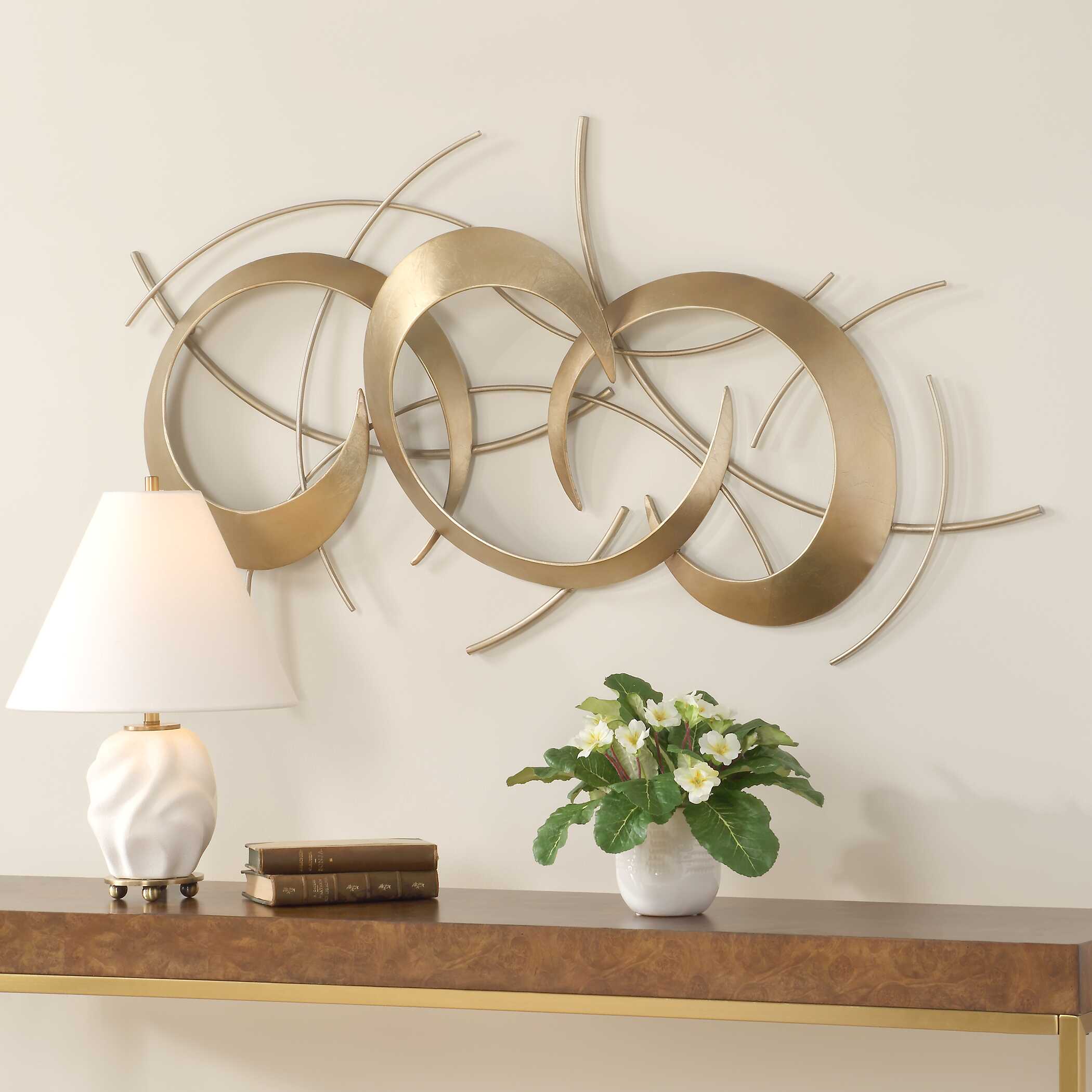 Motivate Gold Wall Art