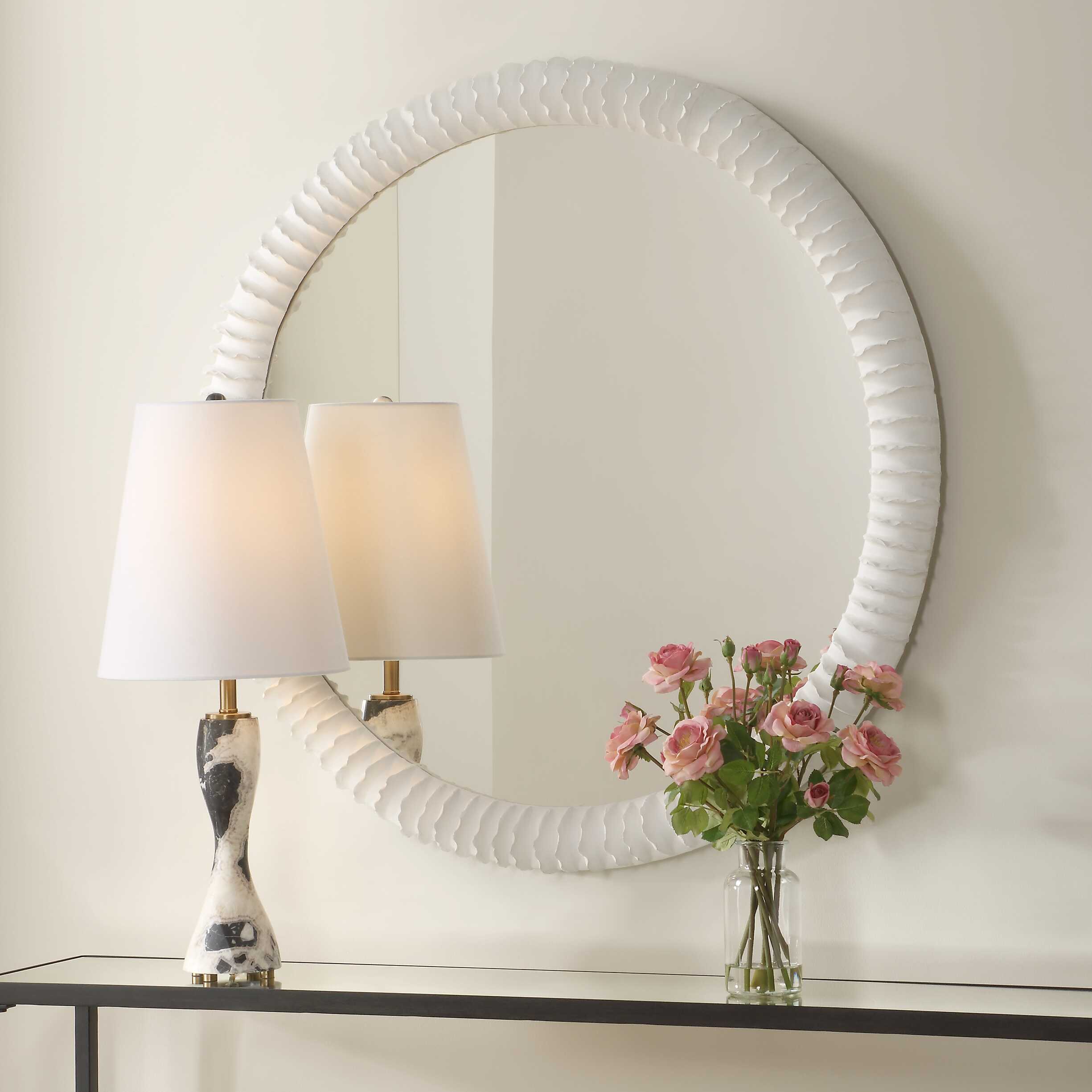Akiko Round Mirror
