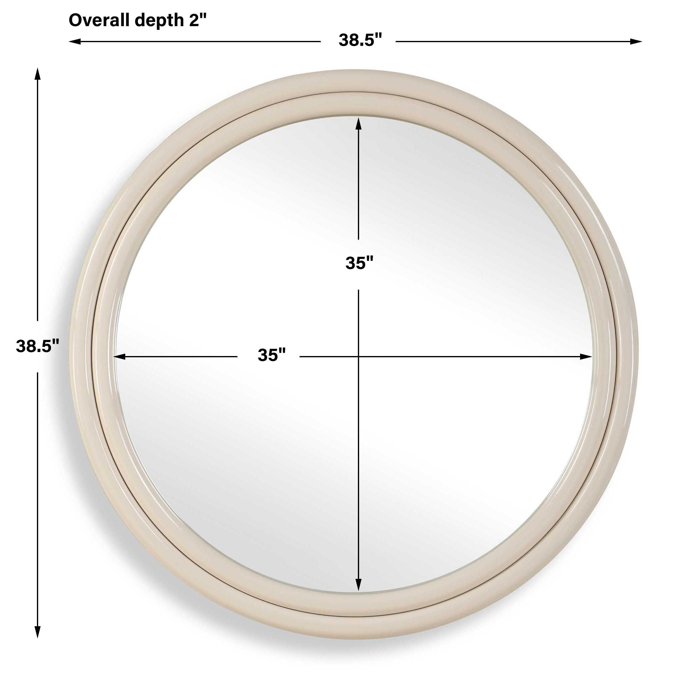 Florian Round Mirror
