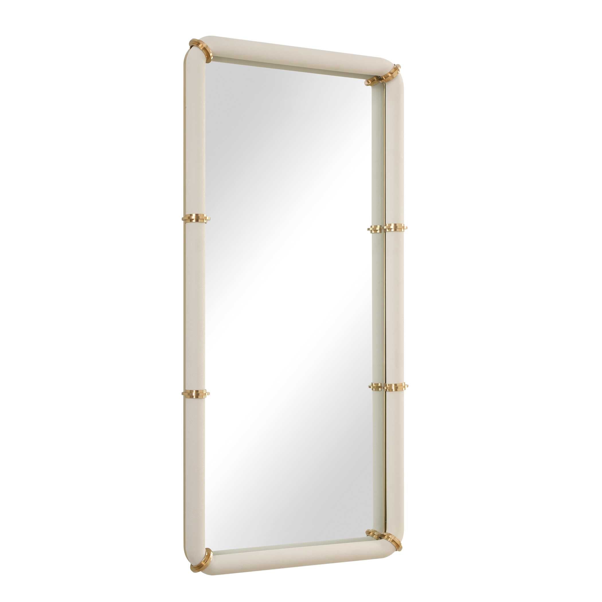 Cyprus Leather Mirror
