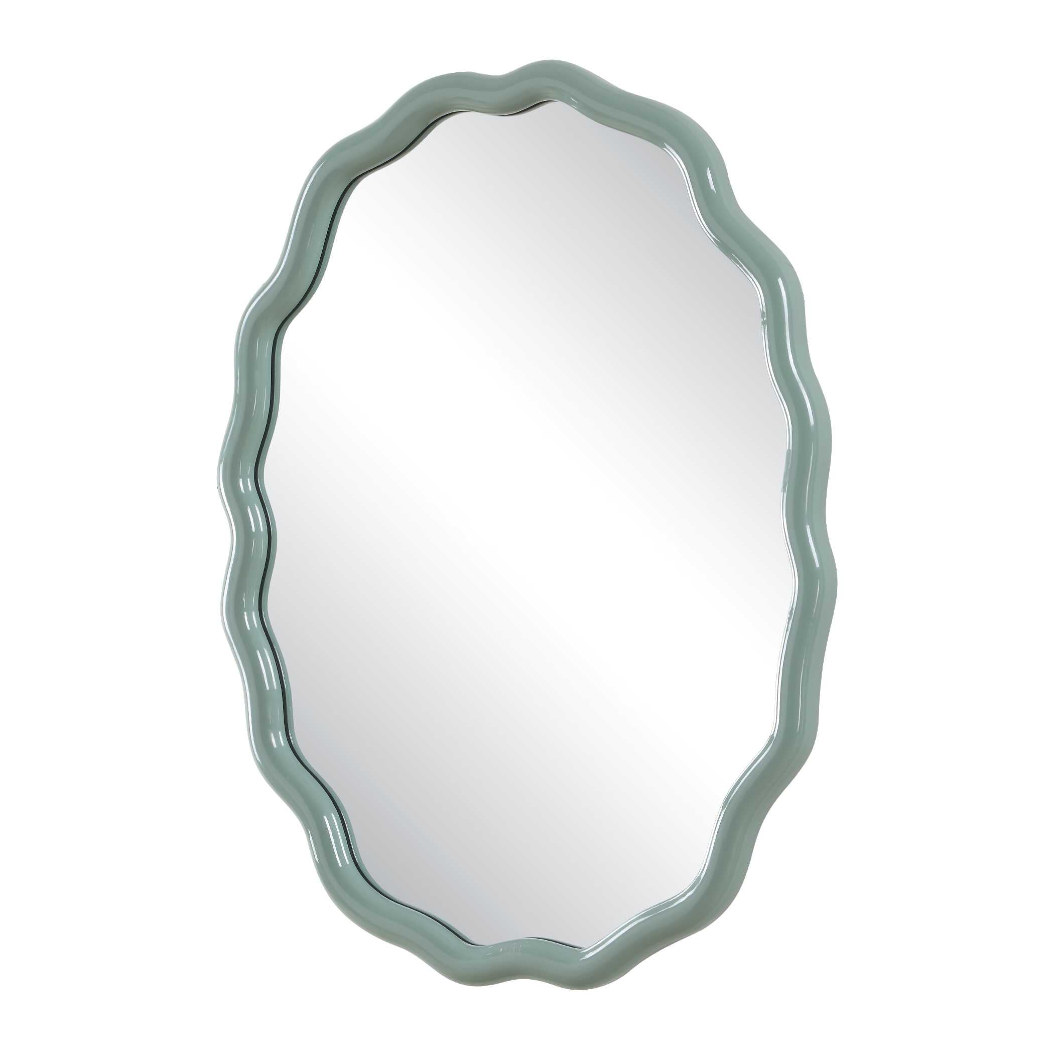 Isly Robin's Egg Oval Mirror