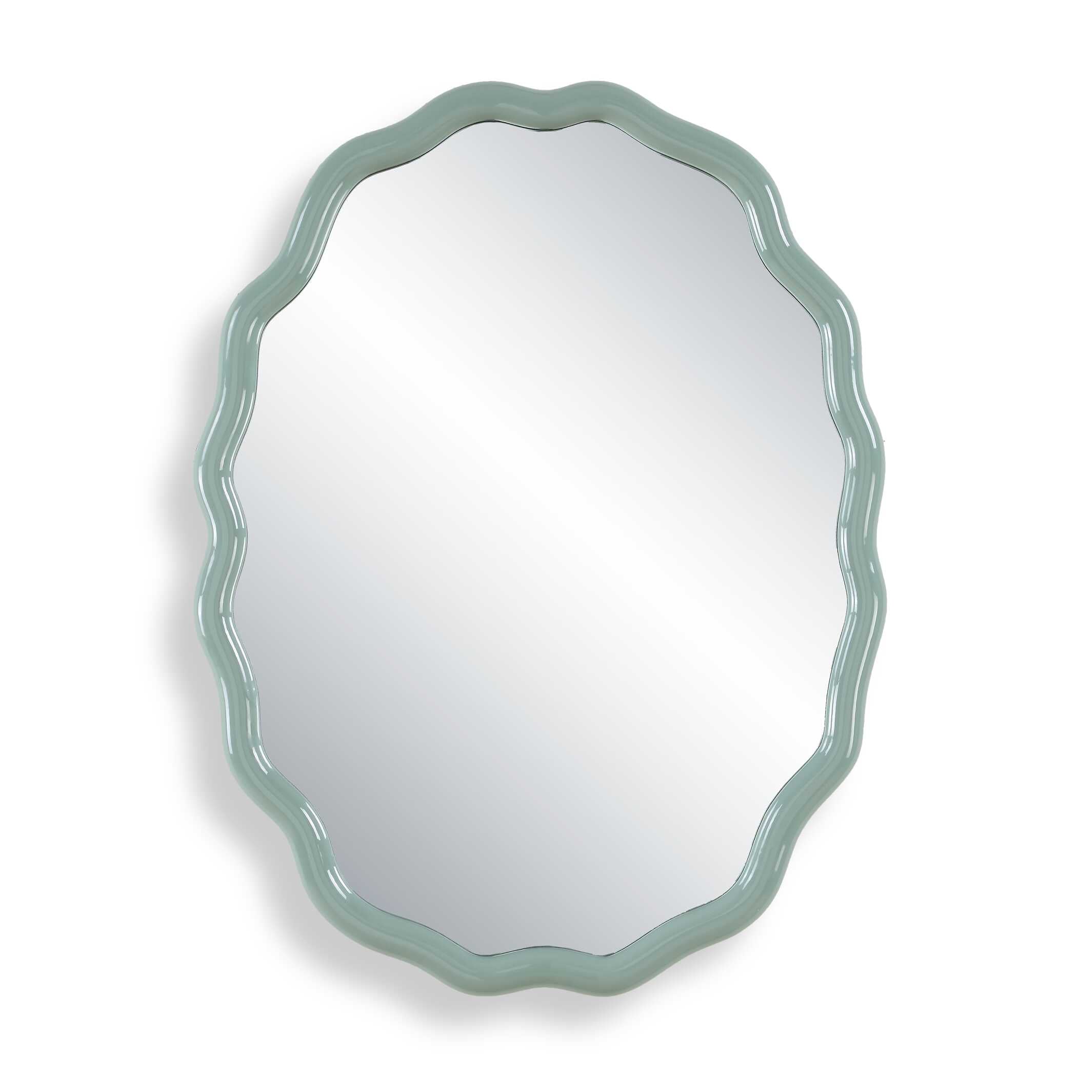Isly Robin's Egg Oval Mirror