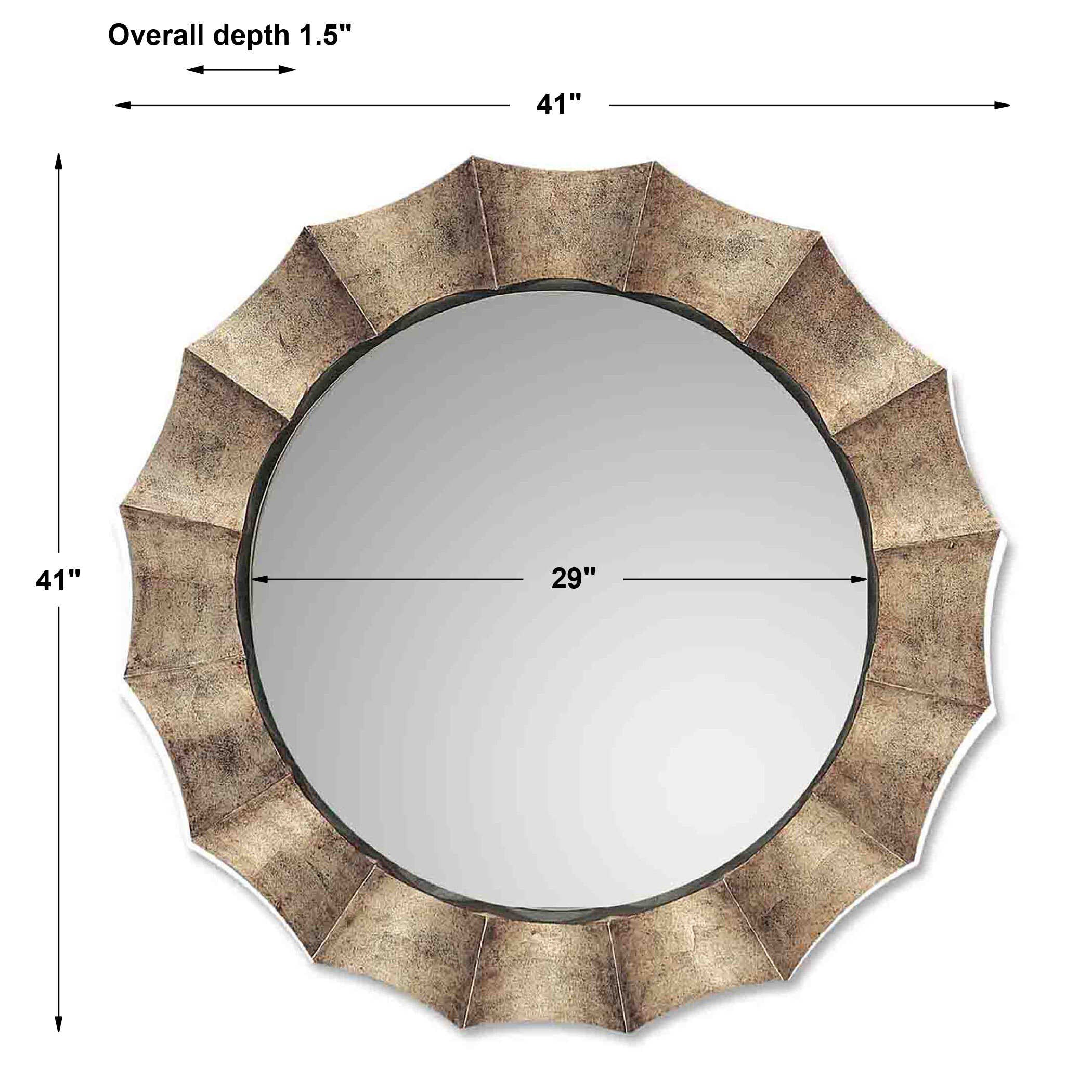 Gotham U Antique Mirror