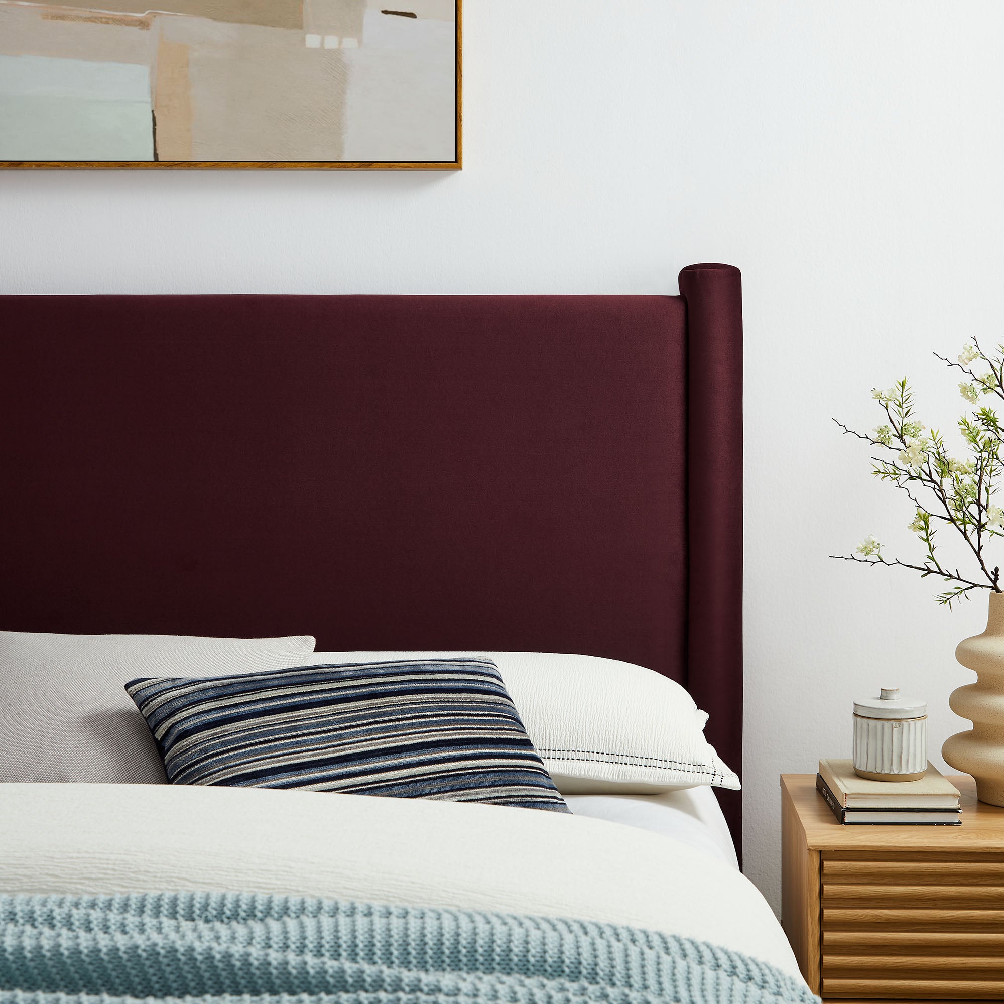Rael Performance Velvet Headboard