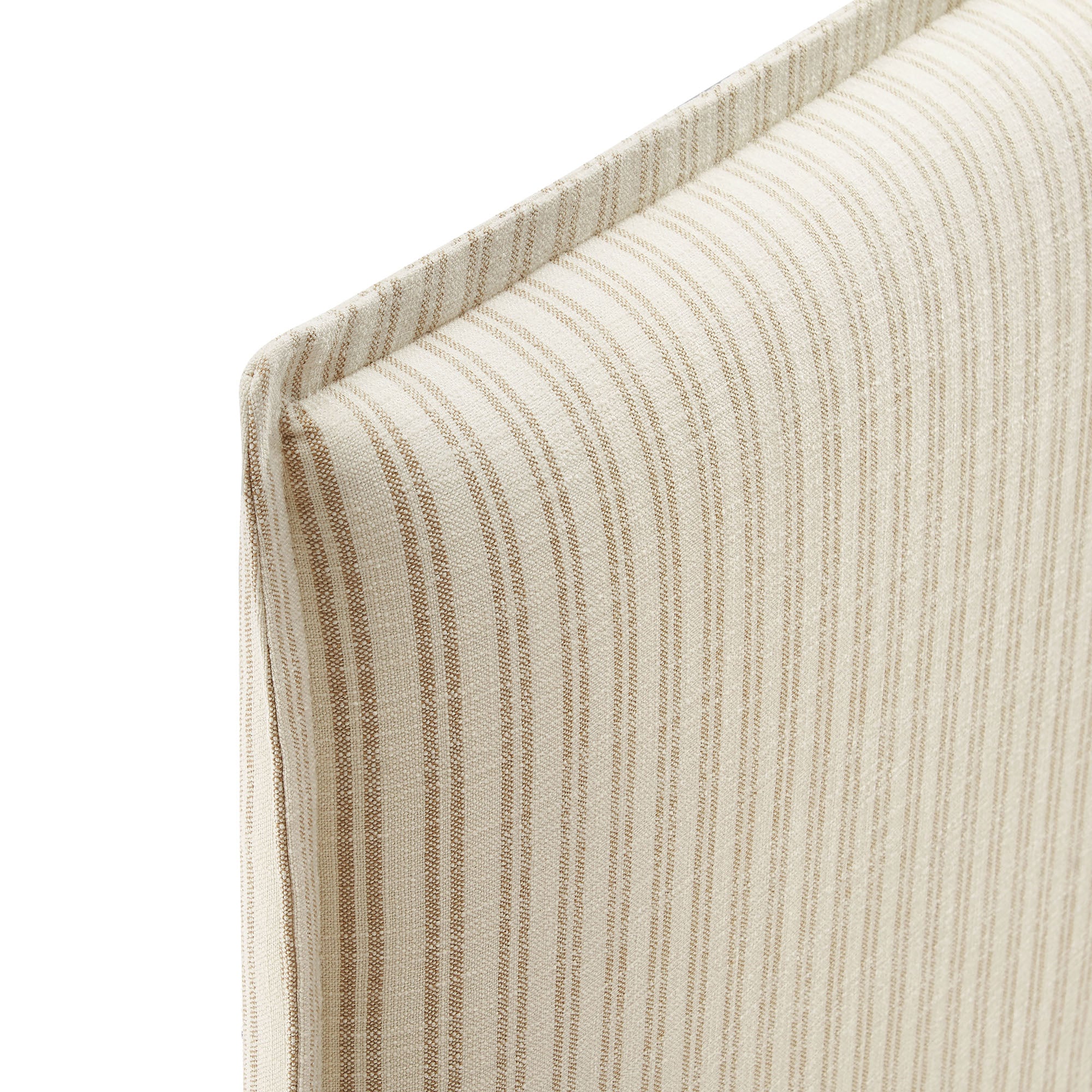 Camille Striped Linen Blend Headboard