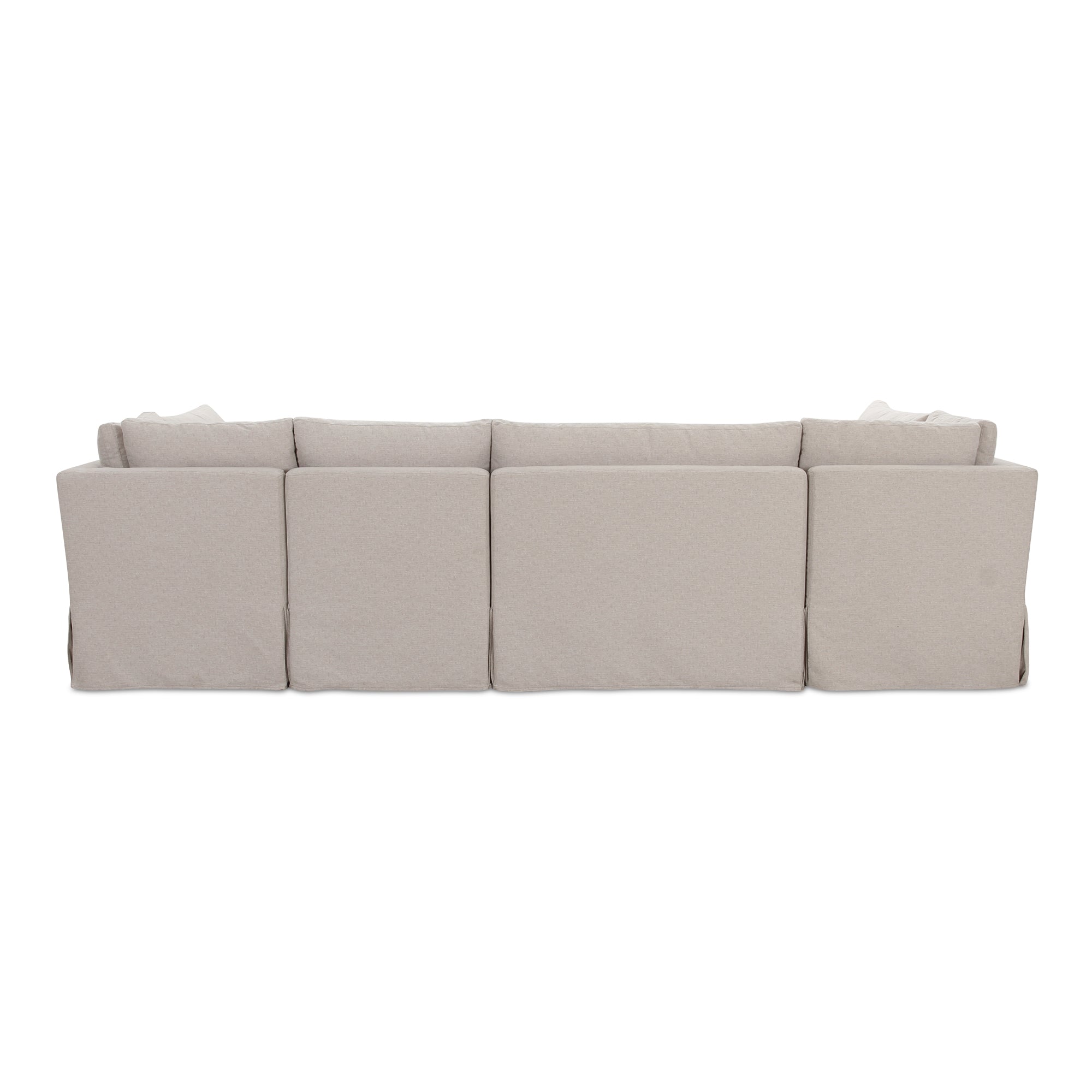 Fable Slipcover Dining Banquette U-Shape 121 in.