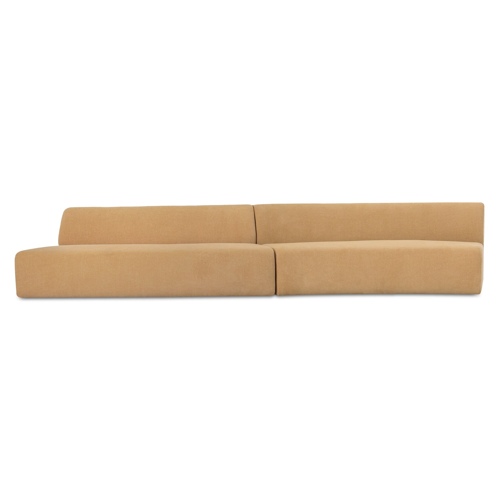 Naomi 2 Piece Wave Modular Sectional