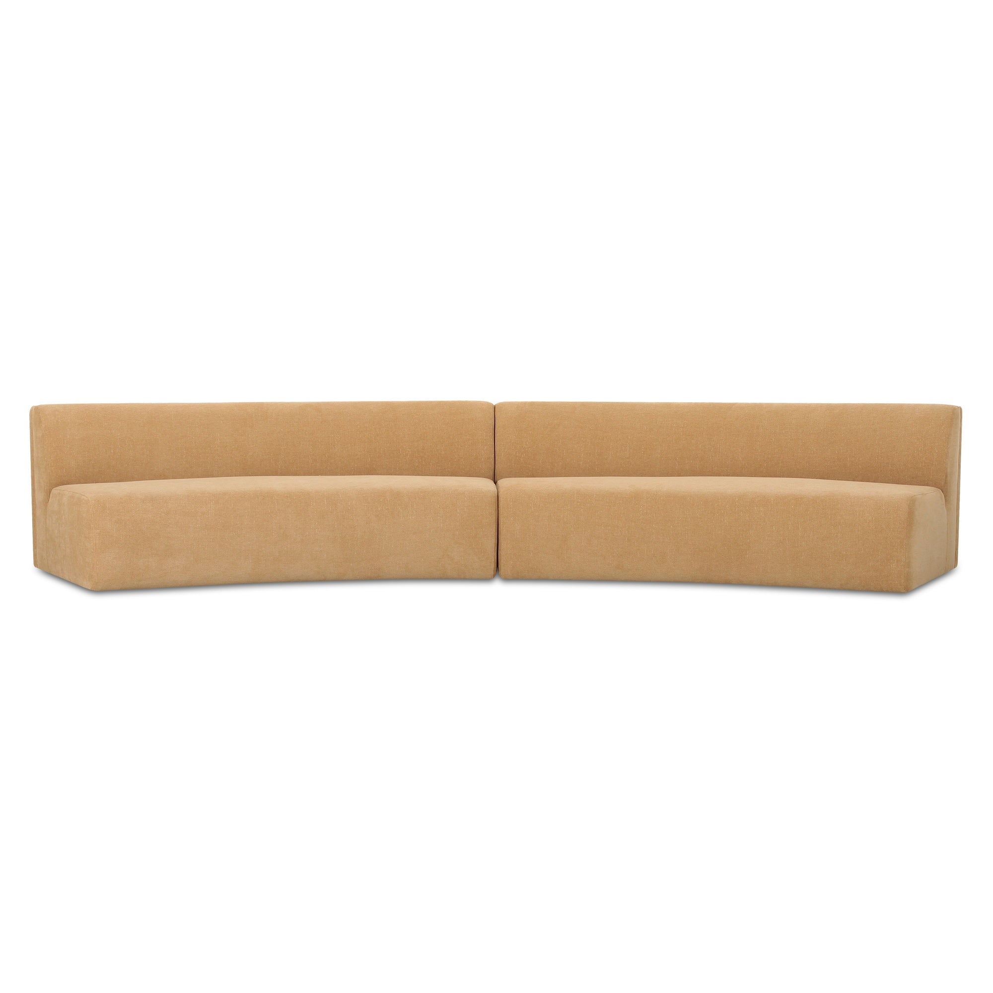 Naomi 2 Piece Concave Modular Sectional