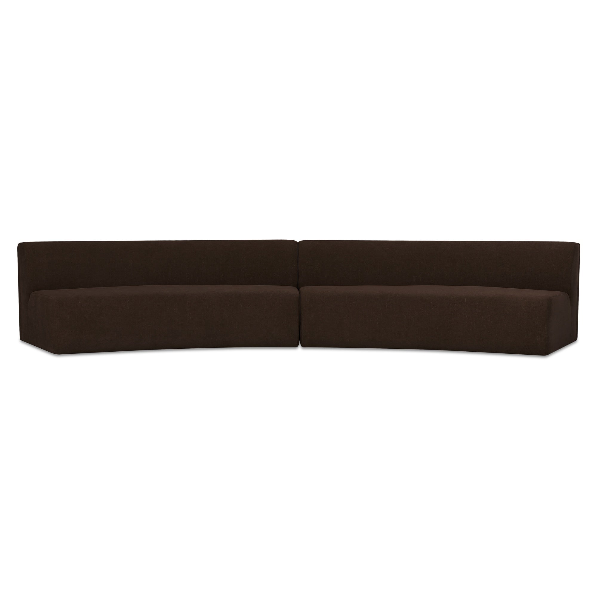Naomi 2 Piece Concave Modular Sectional