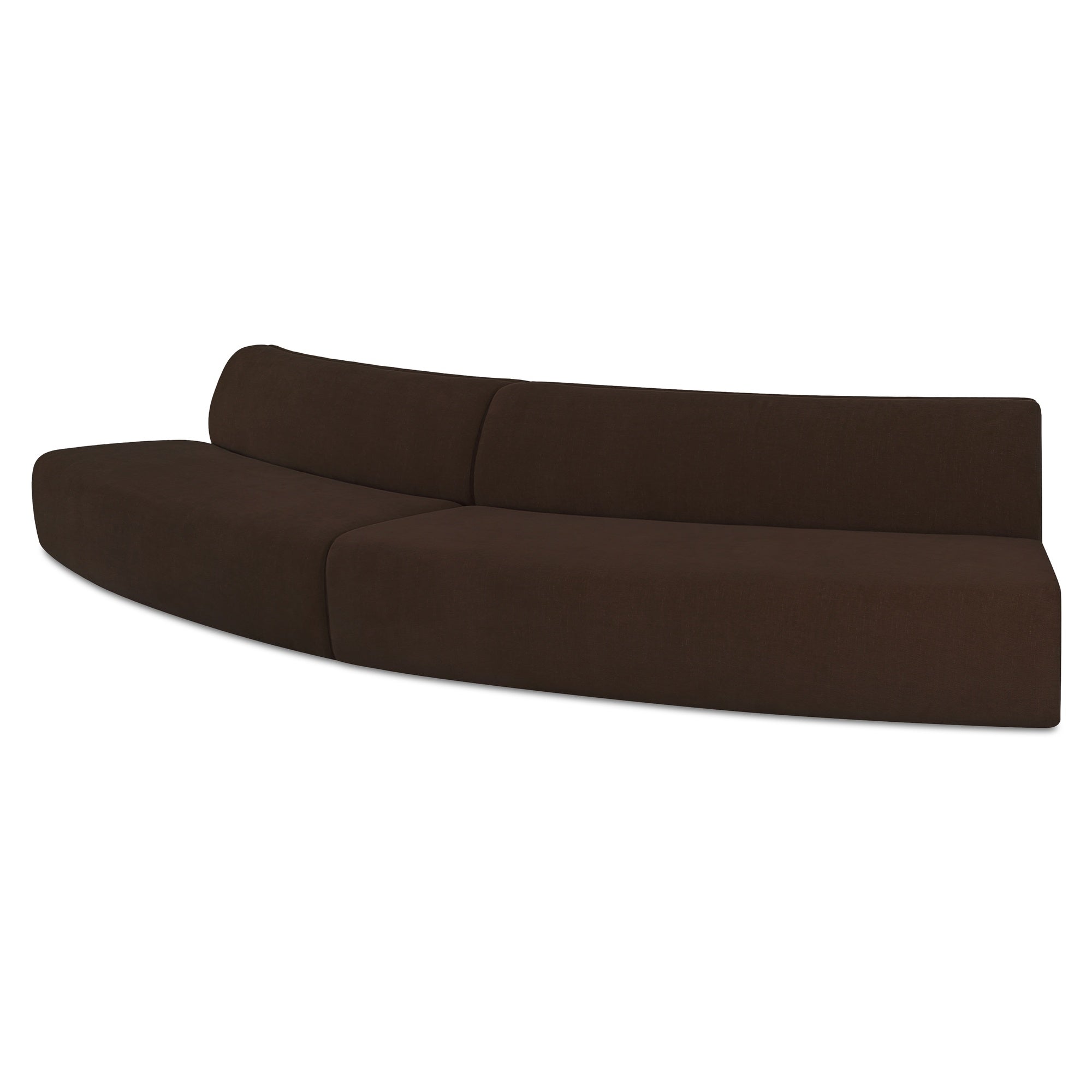 Naomi 2 Piece Convex Modular Sectional