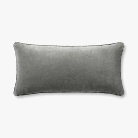 PCJ0020 Grey Pillow - 12" x 27"