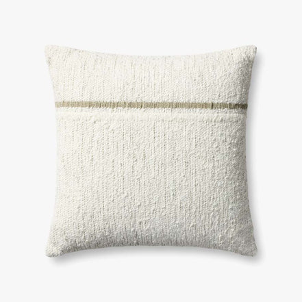 PLL0192 Ivory / Moss - 22" x 22"