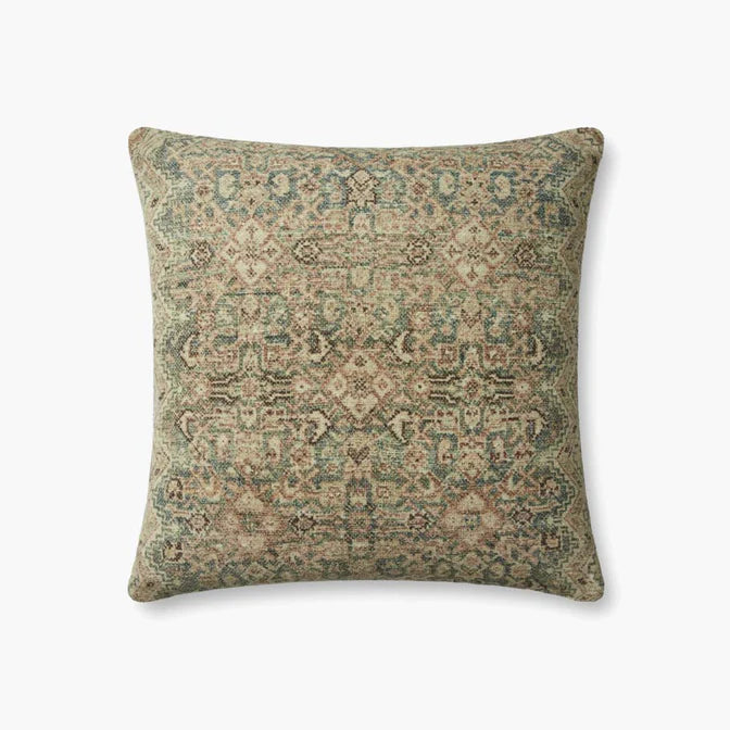 PAR0004 Cove Collection Navy / Natural Pillow - 18"