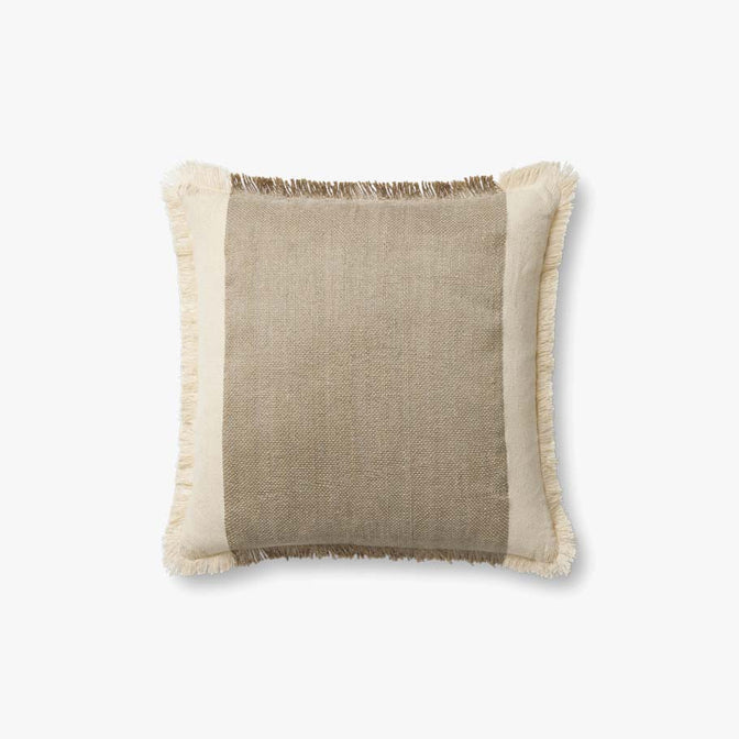 PAL0037 Seraphina Ivory / Earth Pillow - 18"