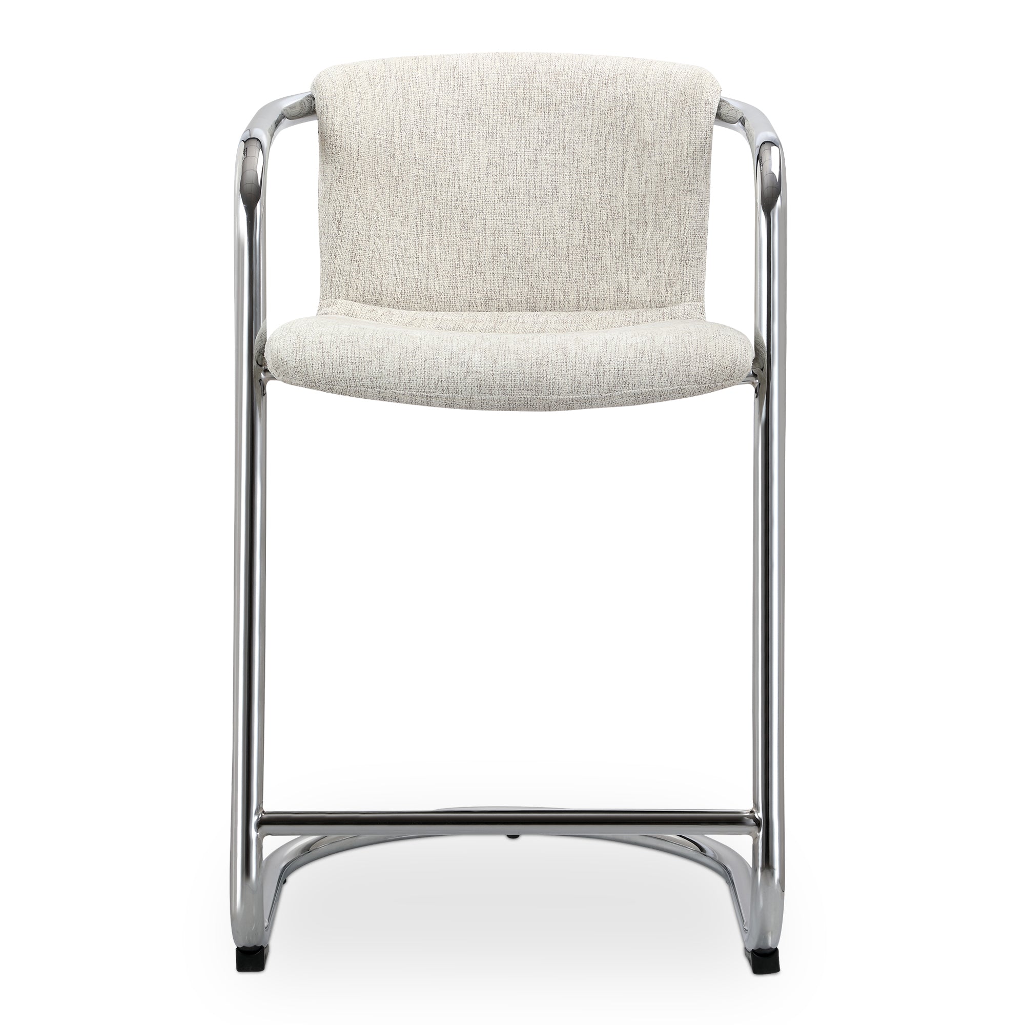 Freeman Chrome Frame Counter Stool - Set of Two