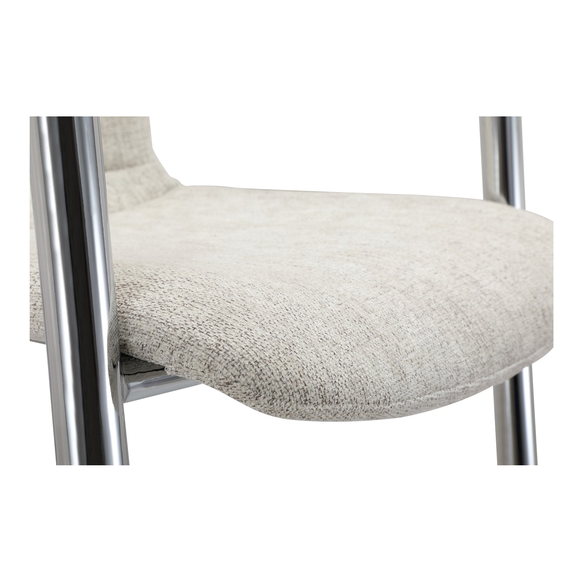Freeman Chrome Frame Counter Stool - Set of Two
