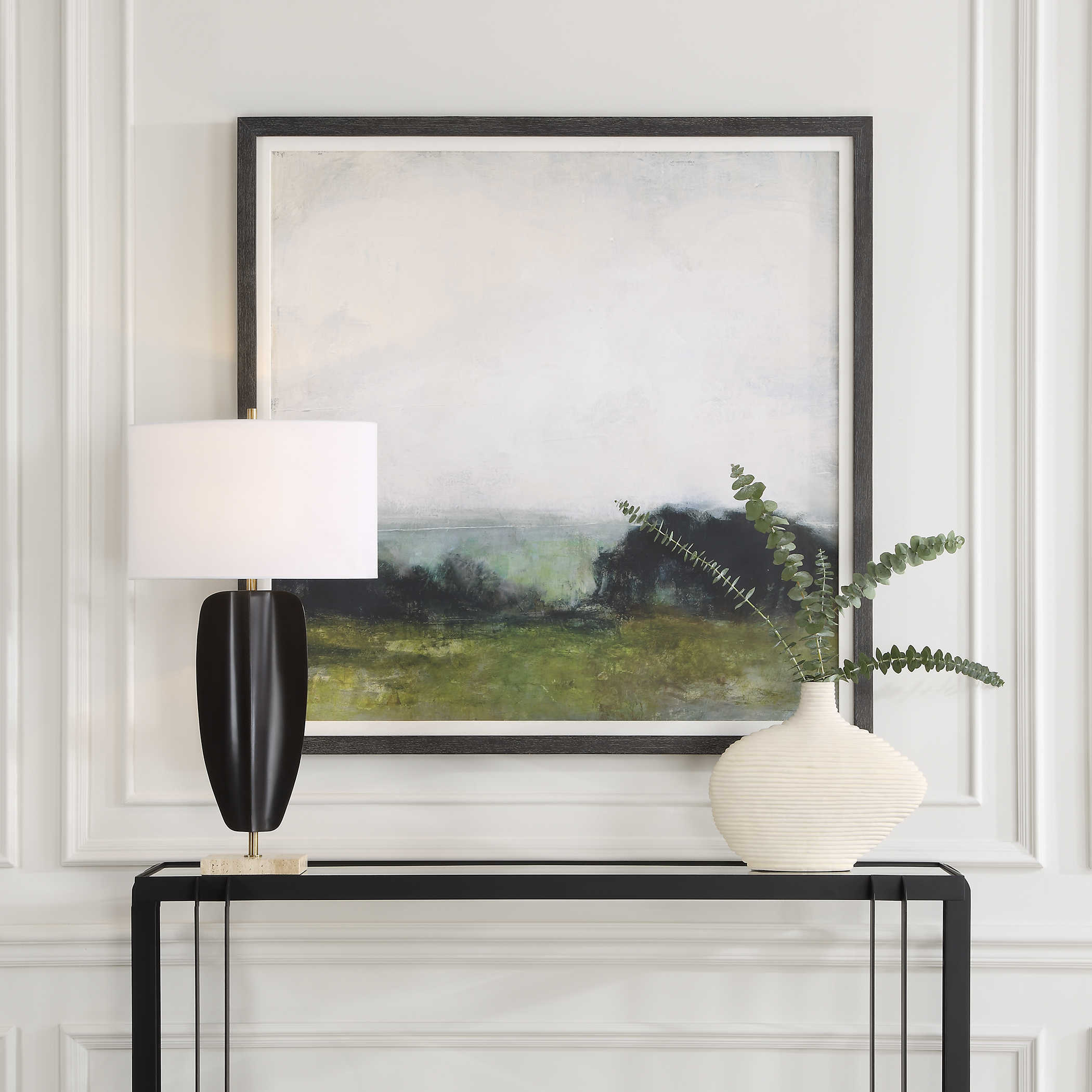 The First View Of The Water Framed Print