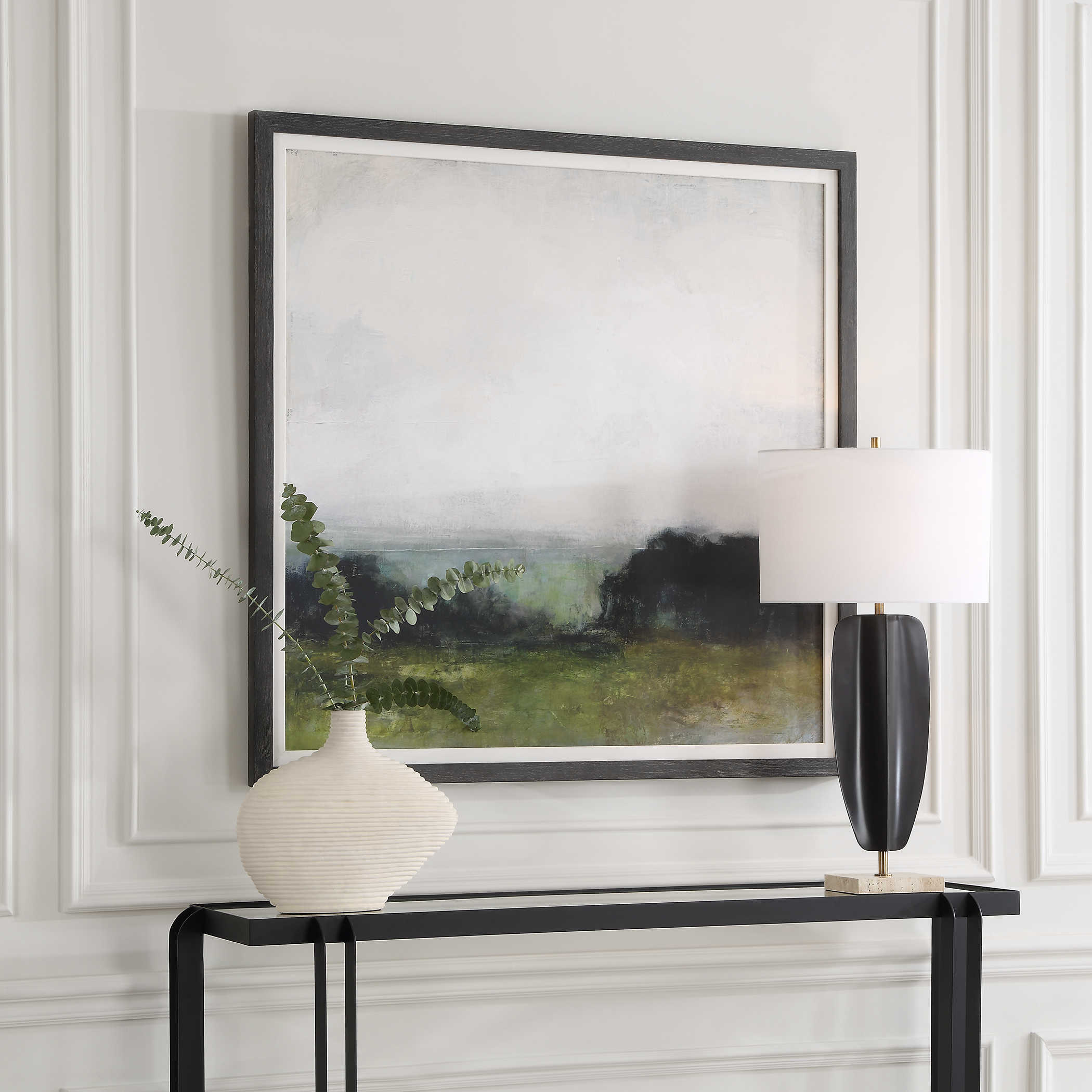 The First View Of The Water Framed Print