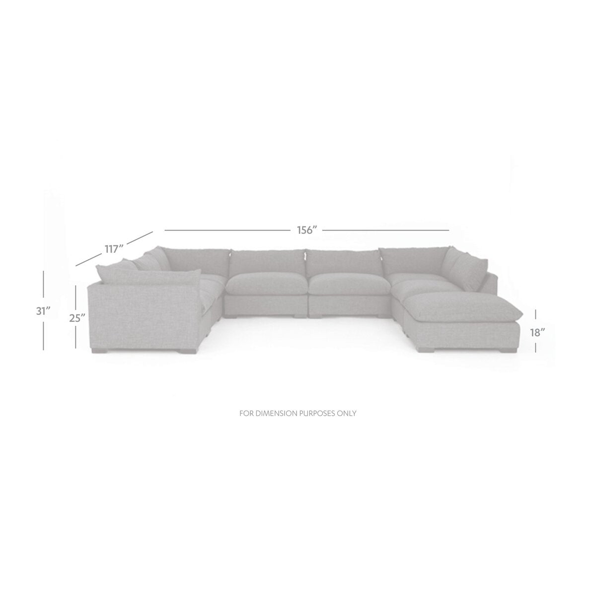 Westwood 7-Piece Sectional W/ Ottoman