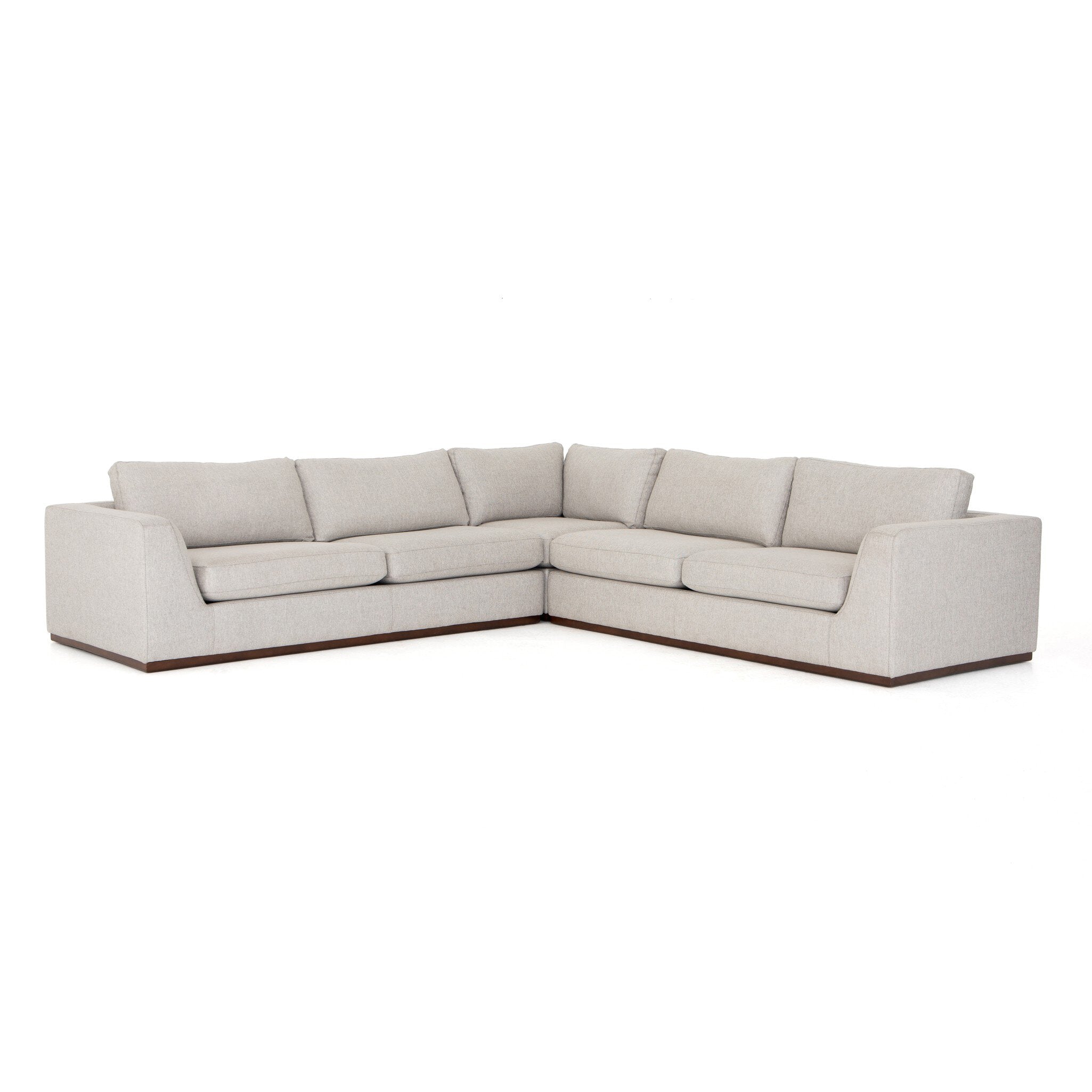 Colt 3-Piece Sectional - Aldred Silver