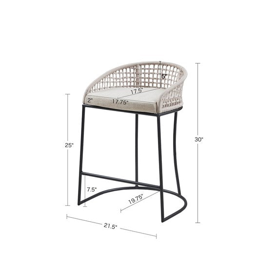 Hermosa Woven Counter Stool 25"