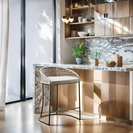 Hermosa Woven Counter Stool 25"