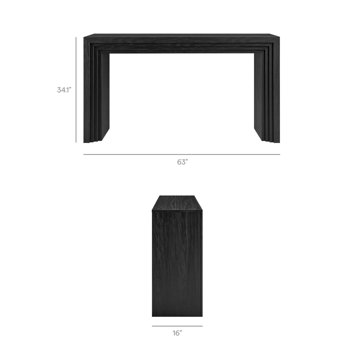 Olney Fluted Console Table