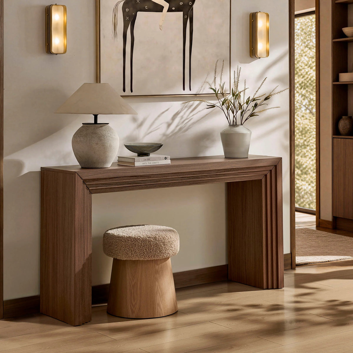Olney Fluted Console Table