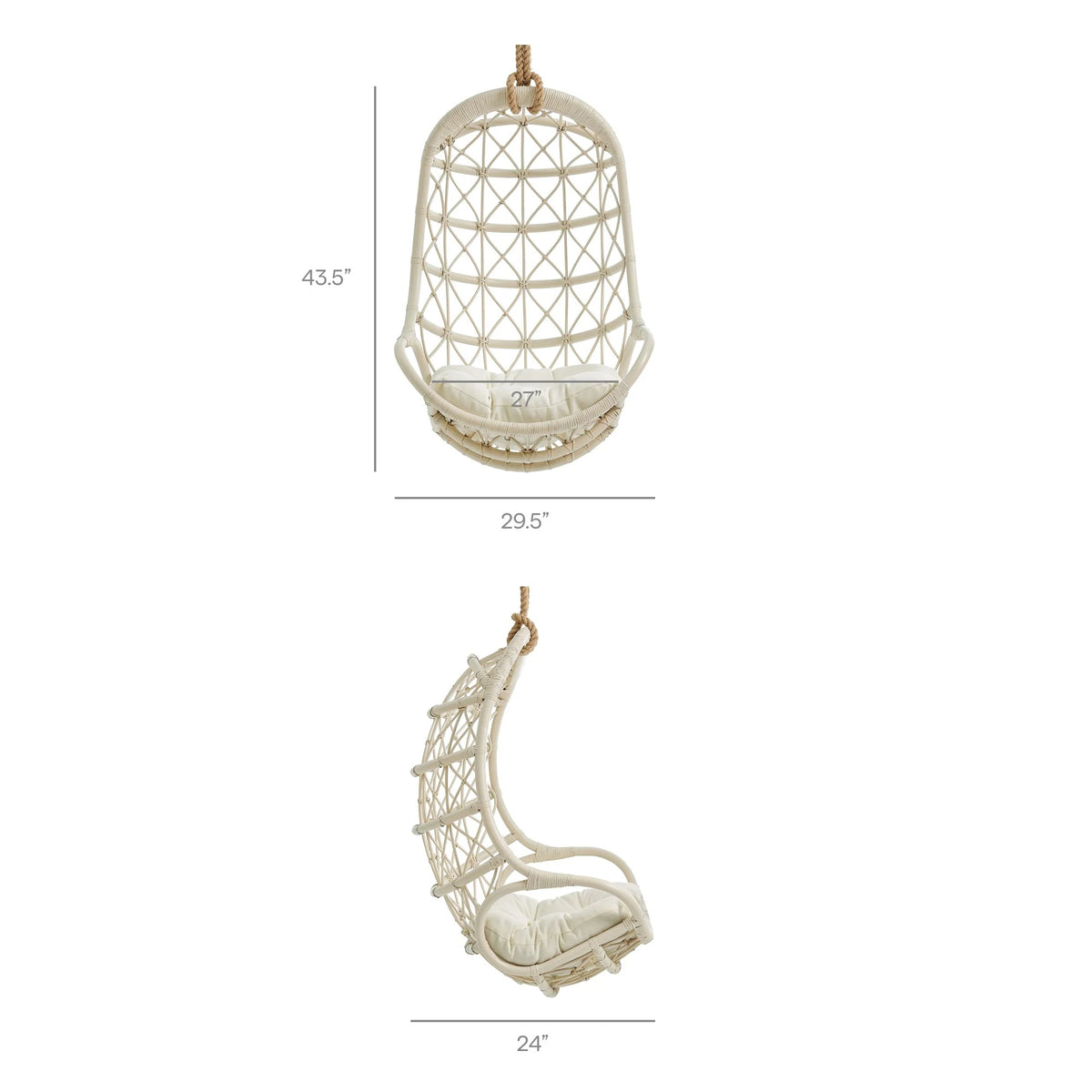 Tamarind Natural Rattan Hanging Chair