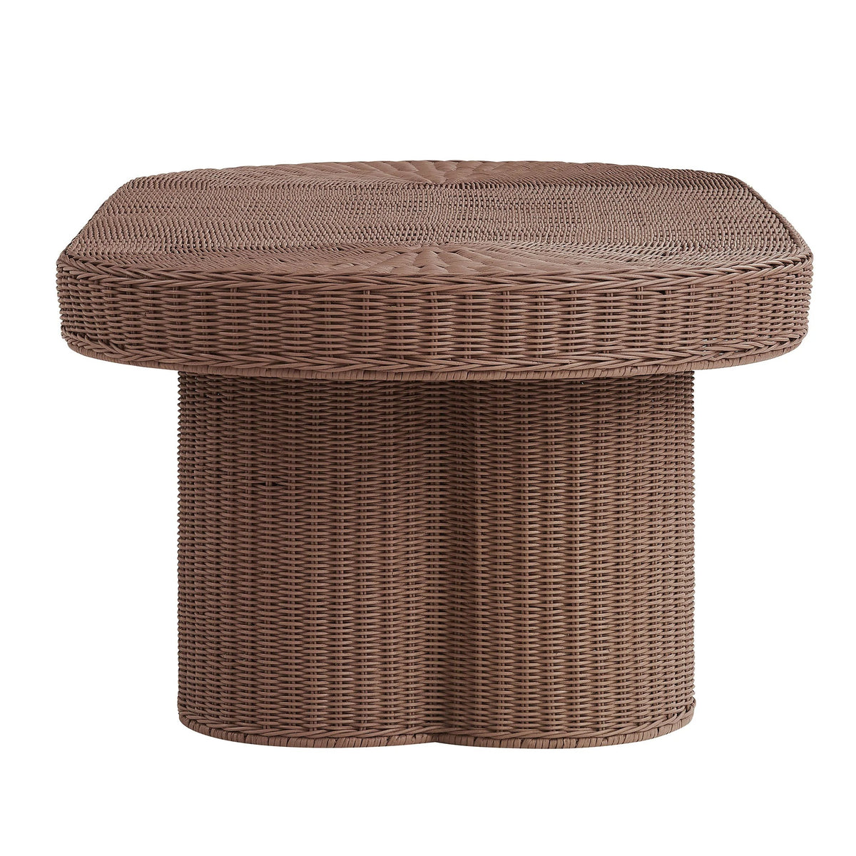 Sarova Natural Rattan Oval Pedestal Coffee Table