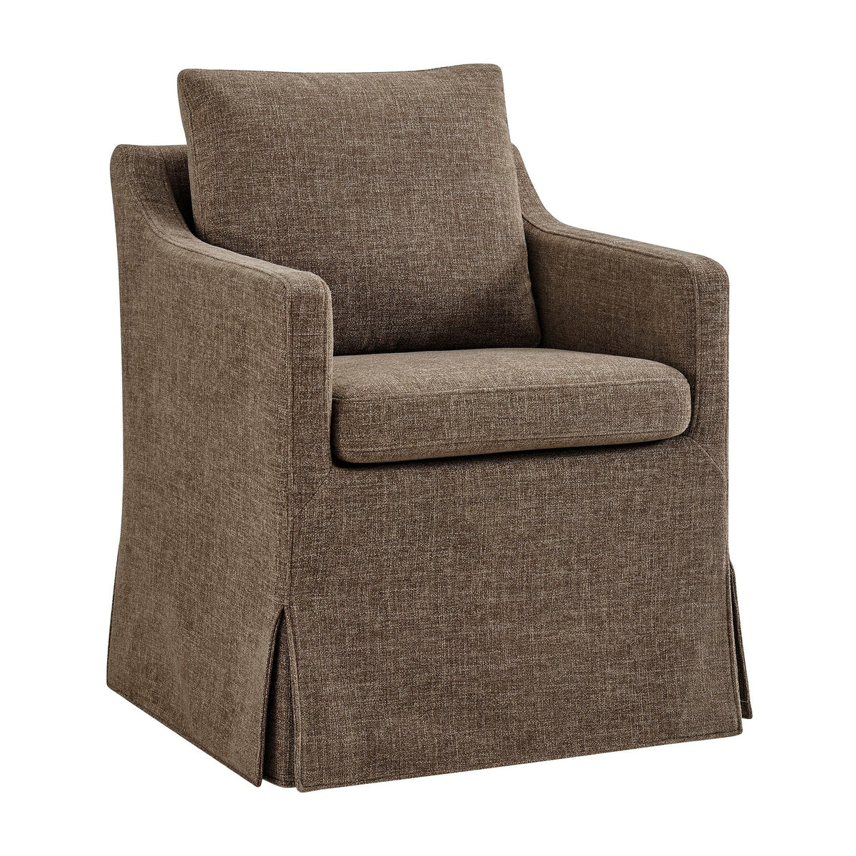 Serene Slipcovered Dining Armchair