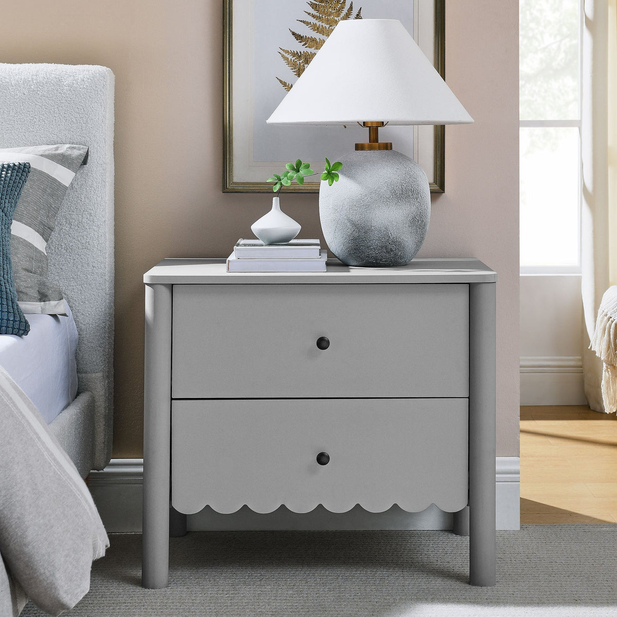 Emmeline Scalloped Nightstand