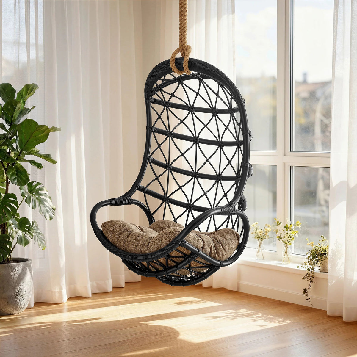 Tamarind Natural Rattan Hanging Chair