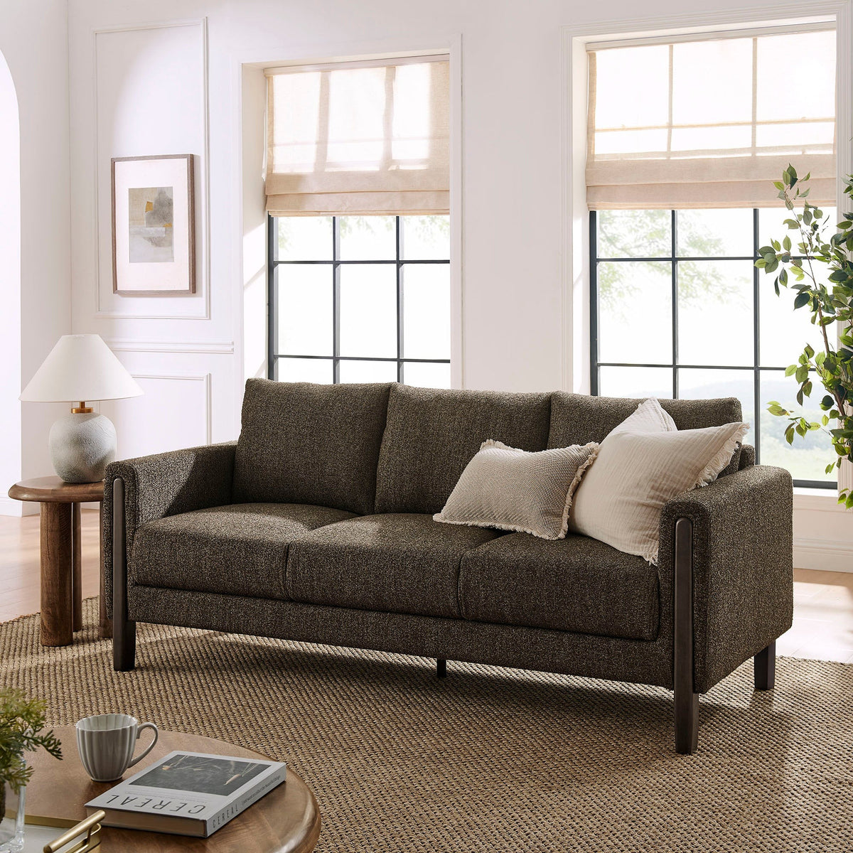 Hawken Boucle Fabric Sofa