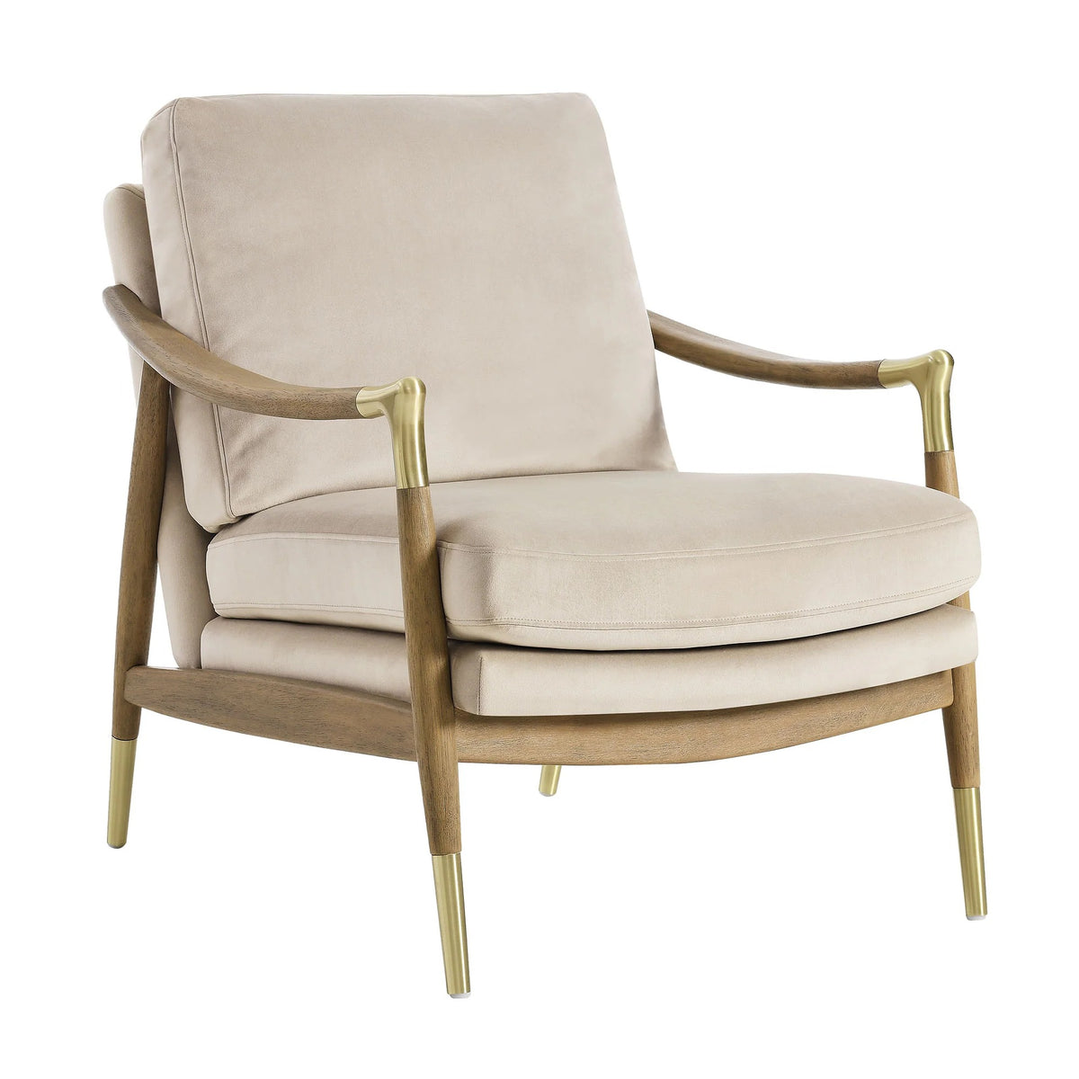 Langford Performance Velvet Accent Armchair
