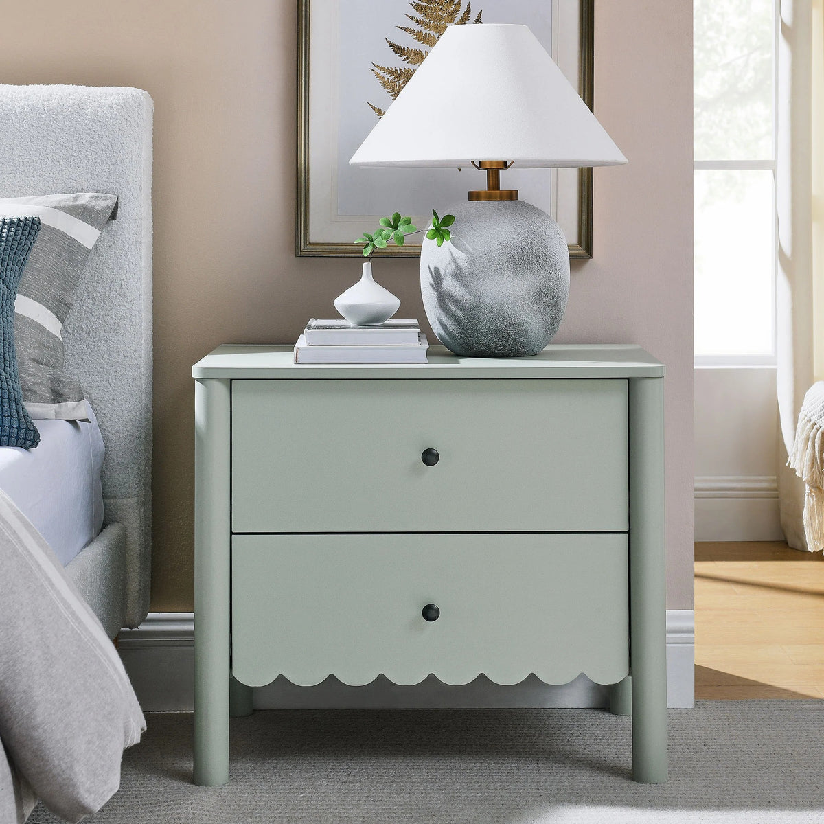 Emmeline Scalloped Nightstand