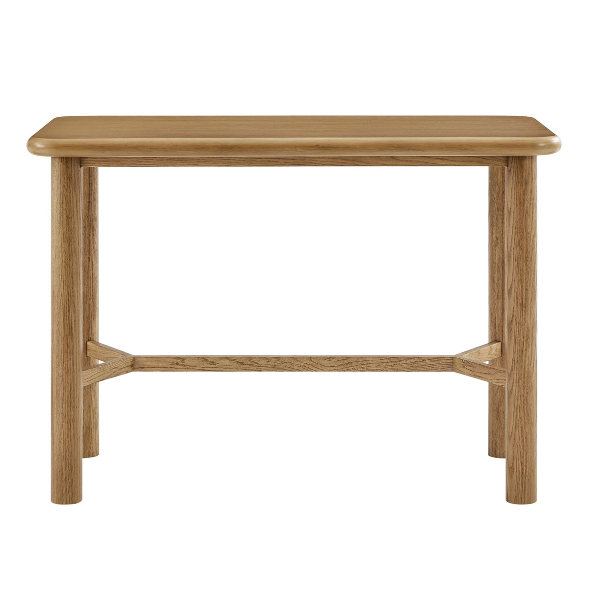 Alvia Oak Wood Bar Table