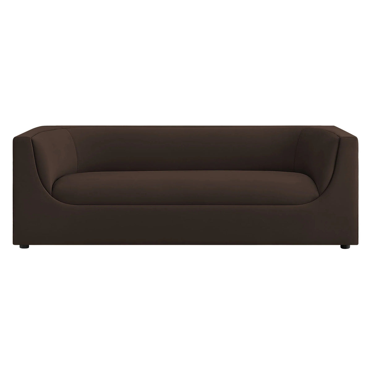 Hilda Curved Back Performance Velvet Sofa