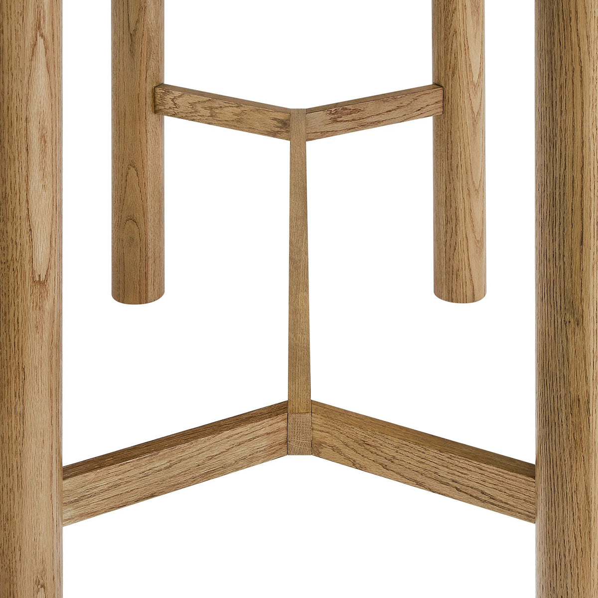Alvia Oak Wood Bar Table