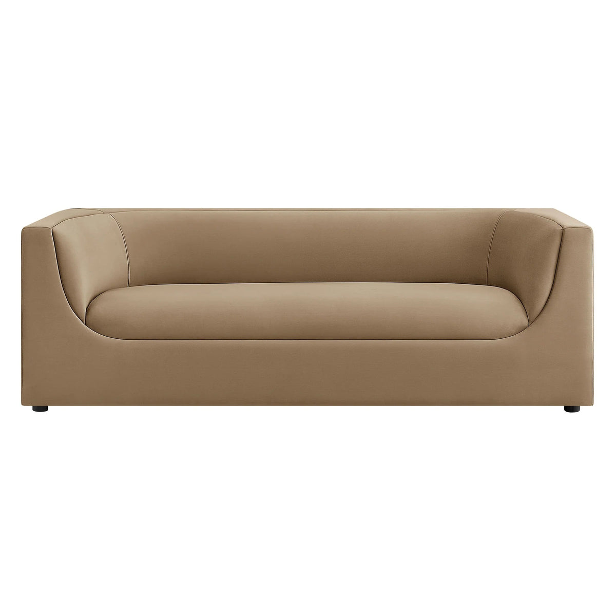 Hilda Curved Back Performance Velvet Sofa