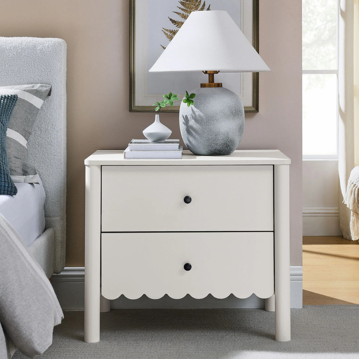 Emmeline Scalloped Nightstand