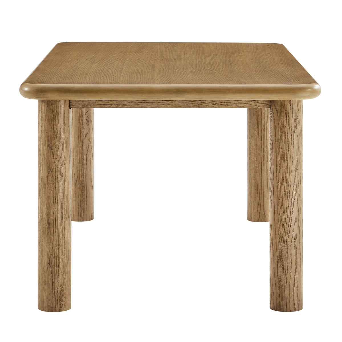 Alvia Rectangular Oak Wood Dining Table